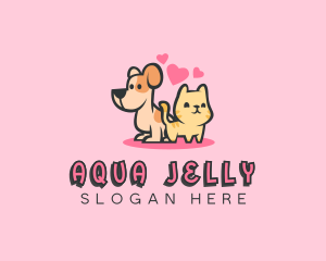 Dog Cat Pet logo design