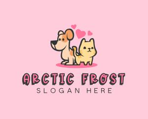 Dog Cat Pet logo design