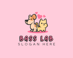 Dog Cat Pet logo design