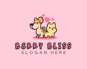 Dog Cat Pet logo design