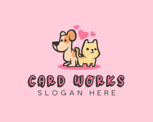 Dog Cat Pet logo design