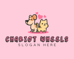 Dog Cat Pet logo design