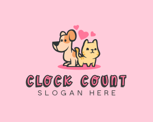 Dog Cat Pet logo design