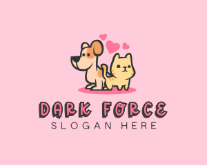 Dog Cat Pet logo design