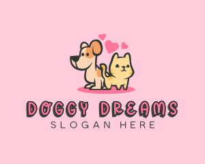 Dog Cat Pet logo