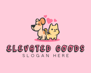 Dog Cat Pet logo design