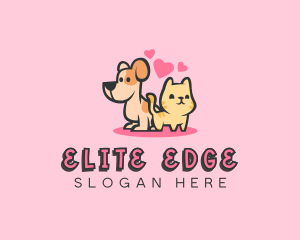 Dog Cat Pet logo design