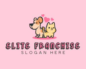 Dog Cat Pet logo design