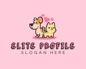 Dog Cat Pet logo design