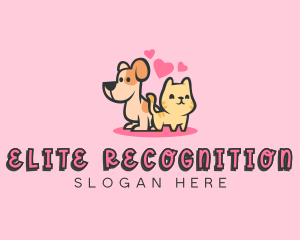 Dog Cat Pet logo design