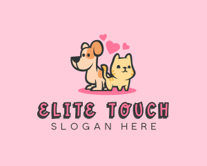 Dog Cat Pet logo design