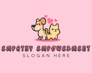 Dog Cat Pet logo design