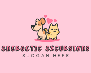 Dog Cat Pet logo design