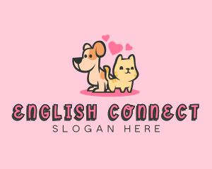 Dog Cat Pet logo design