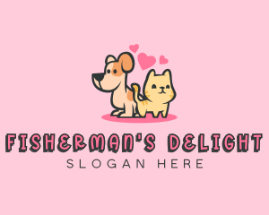 Dog Cat Pet logo design