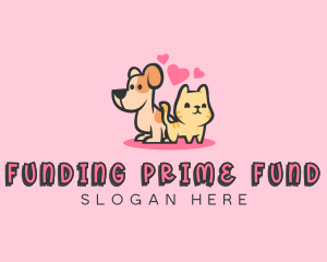 Dog Cat Pet logo design