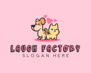 Dog Cat Pet logo design