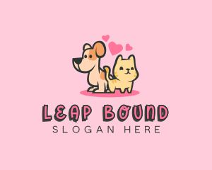 Dog Cat Pet logo design