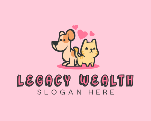 Dog Cat Pet logo design