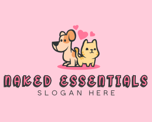 Dog Cat Pet logo design