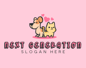 Dog Cat Pet logo design