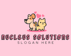 Dog Cat Pet logo design