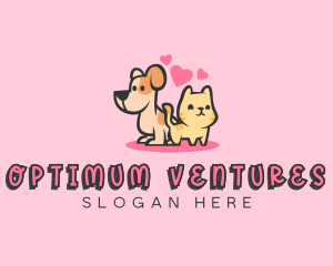 Dog Cat Pet logo design