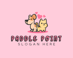 Dog Cat Pet logo design