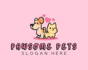 Dog Cat Pet logo