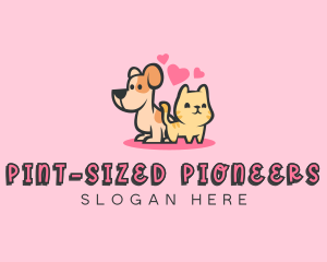 Dog Cat Pet logo design