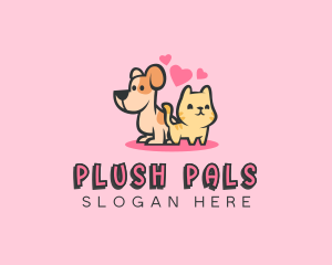 Dog Cat Pet logo design