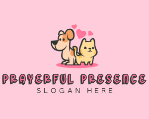 Dog Cat Pet logo design