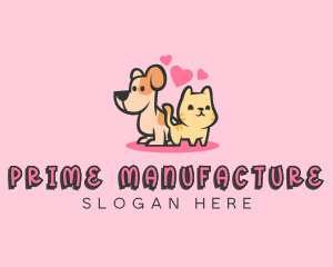 Dog Cat Pet logo design