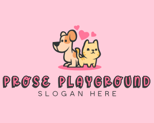 Dog Cat Pet logo design