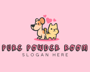 Dog Cat Pet logo design