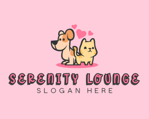 Dog Cat Pet logo design