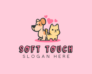 Dog Cat Pet logo design