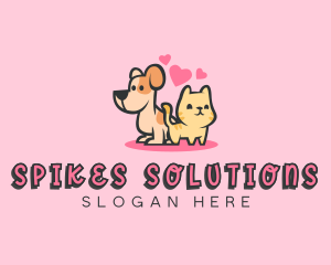 Dog Cat Pet logo design