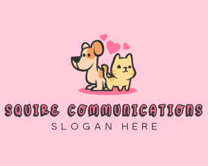 Dog Cat Pet logo design