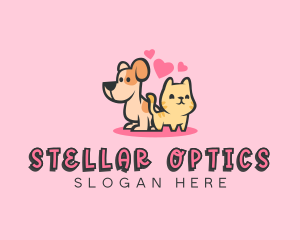 Dog Cat Pet logo design