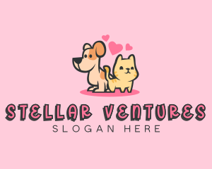 Dog Cat Pet logo design