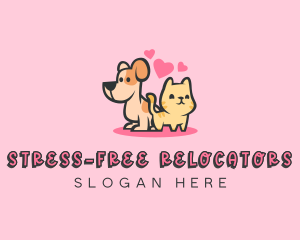 Dog Cat Pet logo design