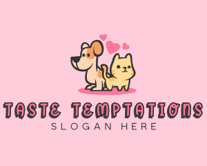 Dog Cat Pet logo design