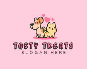 Dog Cat Pet logo design