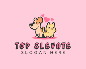 Dog Cat Pet logo design