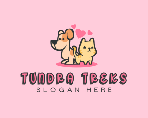 Dog Cat Pet logo design