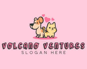 Dog Cat Pet logo design