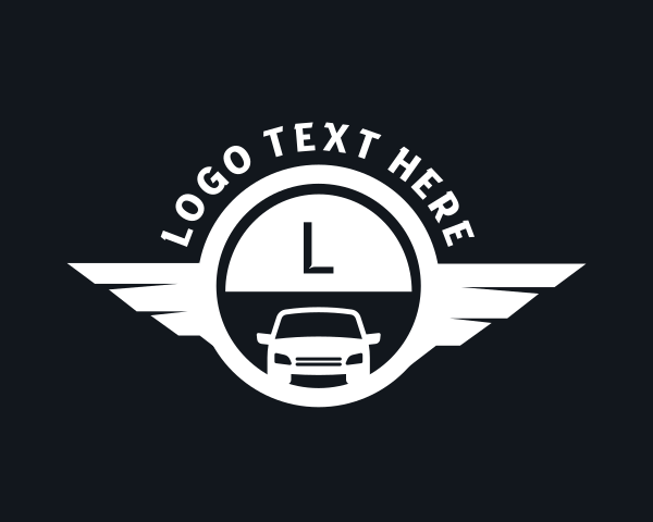 Ride-sharing logo example 3