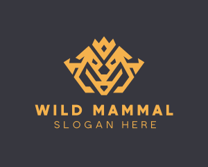 Animal Wild Crown logo design