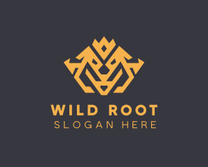 Animal Wild Crown logo design